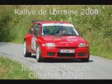 Rallye de Lorraine 2008 - Jean Pierre Jacques