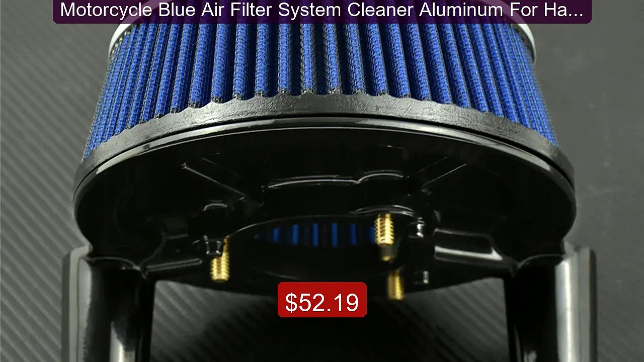 Motorcycle Blue Air Filter System Cleaner Aluminum For Harl... -- Top Pick 2026 | Unbeatable Price!