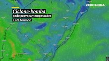 Ciclone-bomba entenda o fenômeno que pode causar tempestades e até tornado no RS