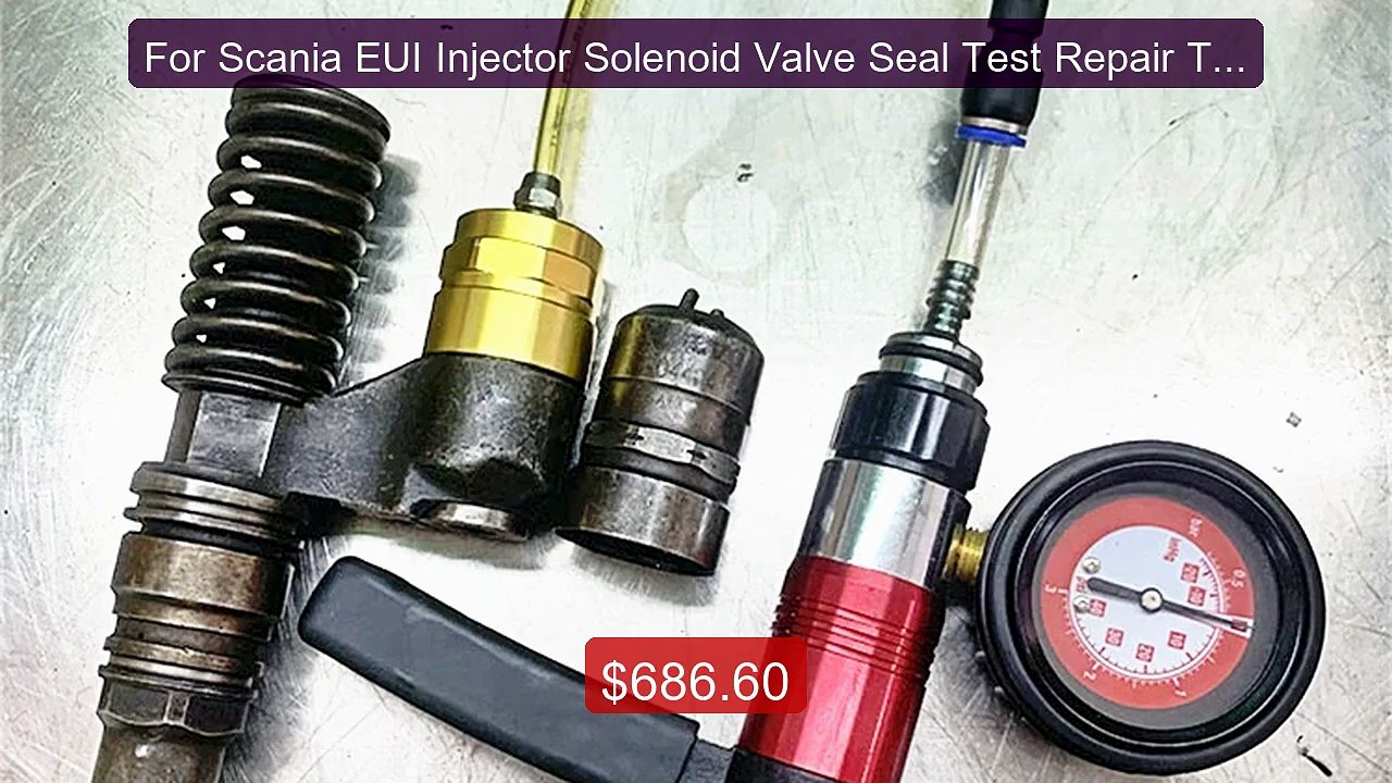 For Scania EUI Injector Solenoid Valve Seal Test Repair Tool Sets -- Hot Deal 2026 | Limited Offer!