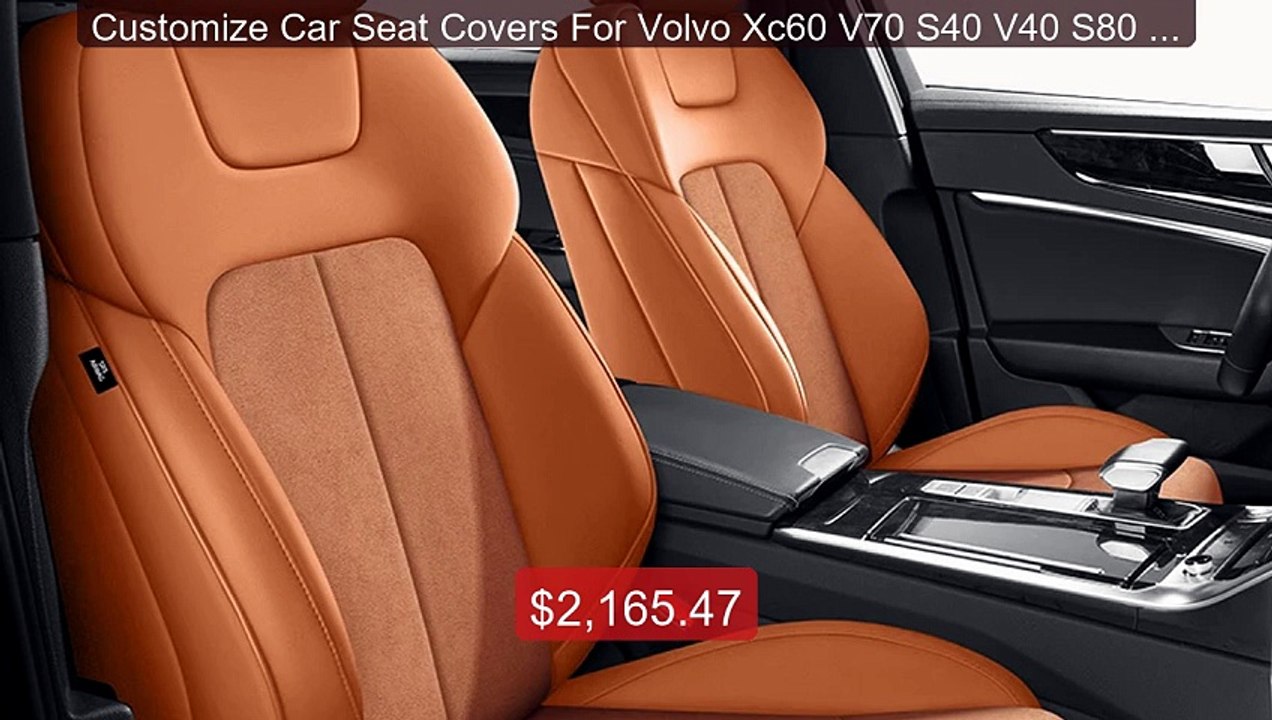 Customize Car Seat Covers For Volvo Xc60 V70 S40 V40 S80 Xc... -- Top Pick 2026 | Unbeatable Price!