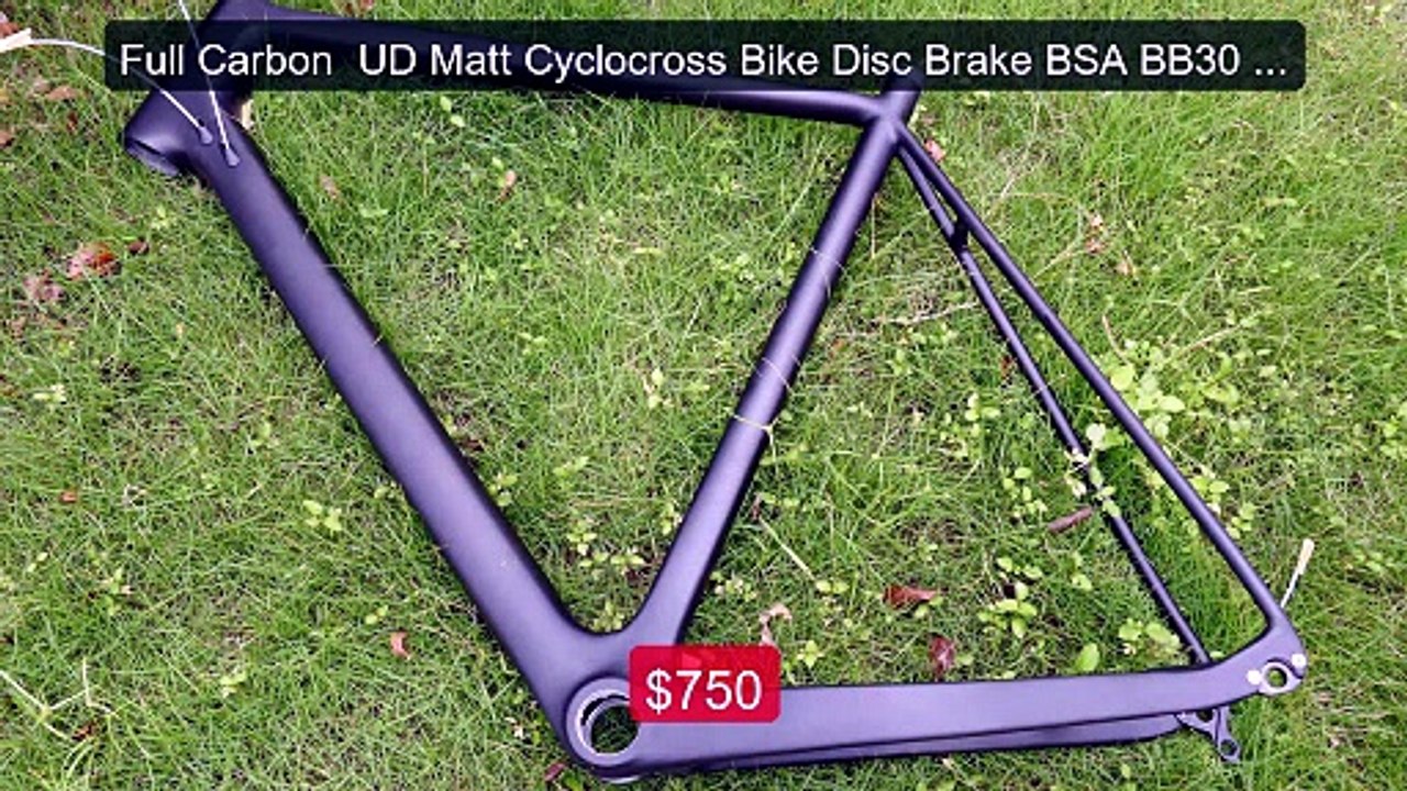 Full Carbon  UD Matt Cyclocross Bike Disc Brake BSA BB30 Cyclo... -- Best Buy 2026 | Great Quality!