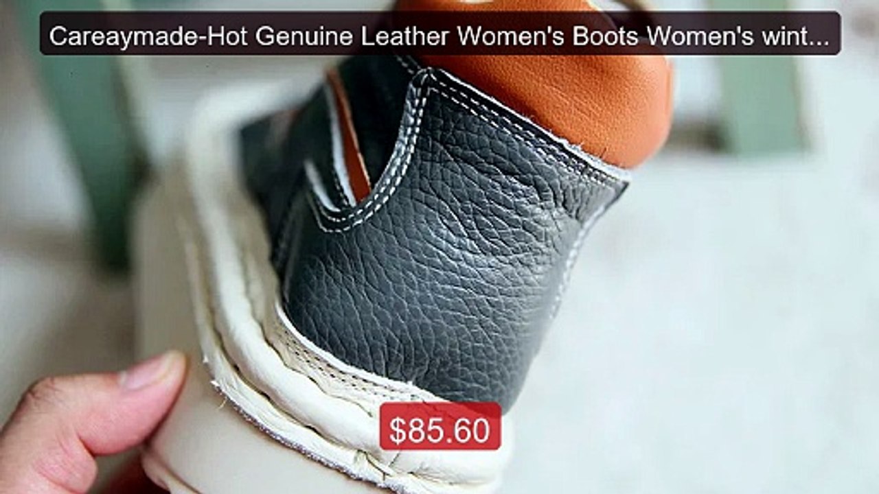 Careaymade-Hot Genuine Leather Women's Boots Women's winter wa... -- Best Buy 2026 | Great Quality!
