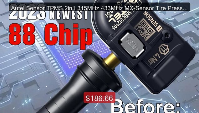 Autel Sensor TPMS 2in1 315MHz 433MHz MX-Sensor Tire Pressure M