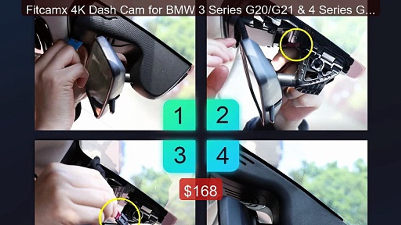 Fitcamx 4K Dash Cam for BMW 3 Series G20/G21 & 4 Series G22/G23/G26... -- Top Rated 2026 | Buy Now!