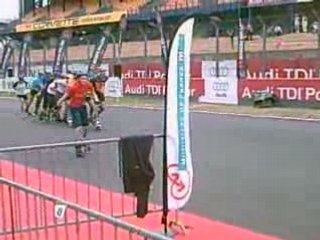 Arrivé des 24h du mans roller