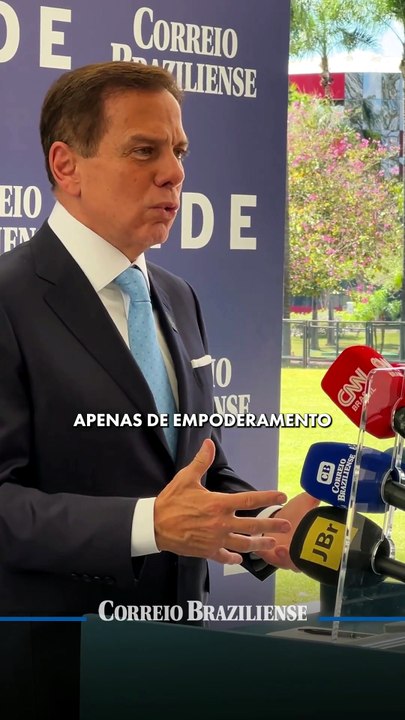 Doria elogia projeto político de Caiado e proposta de mandato único