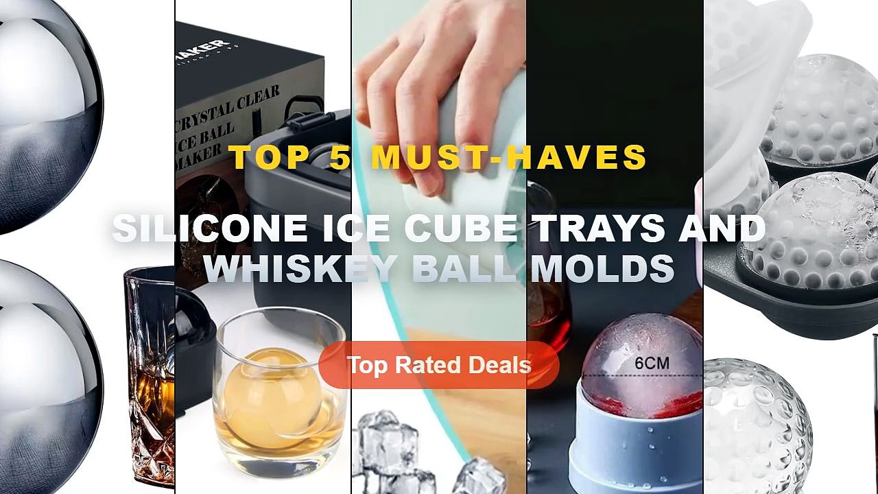 Cheap & Best Silicone Ice Cube Trays And Whiskey Ball Molds Unboxing & Review - 1pc Ice Cube Trays Silicone Ice Cube Mol...