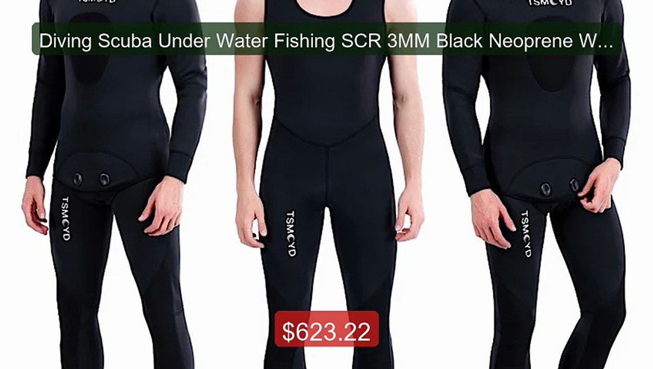 Diving Scuba Under Water Fishing SCR 3MM Black Neoprene Wetsui... -- Hot Deal 2026 | Limited Offer!