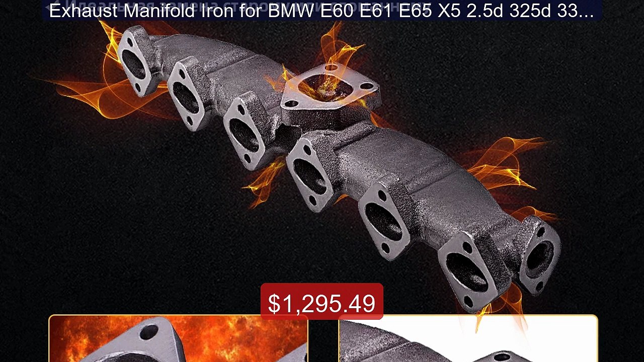 Exhaust Manifold Iron for BMW E60 E61 E65 X5 2.5d 325d 330d... -- Top Pick 2026 | Unbeatable Price!