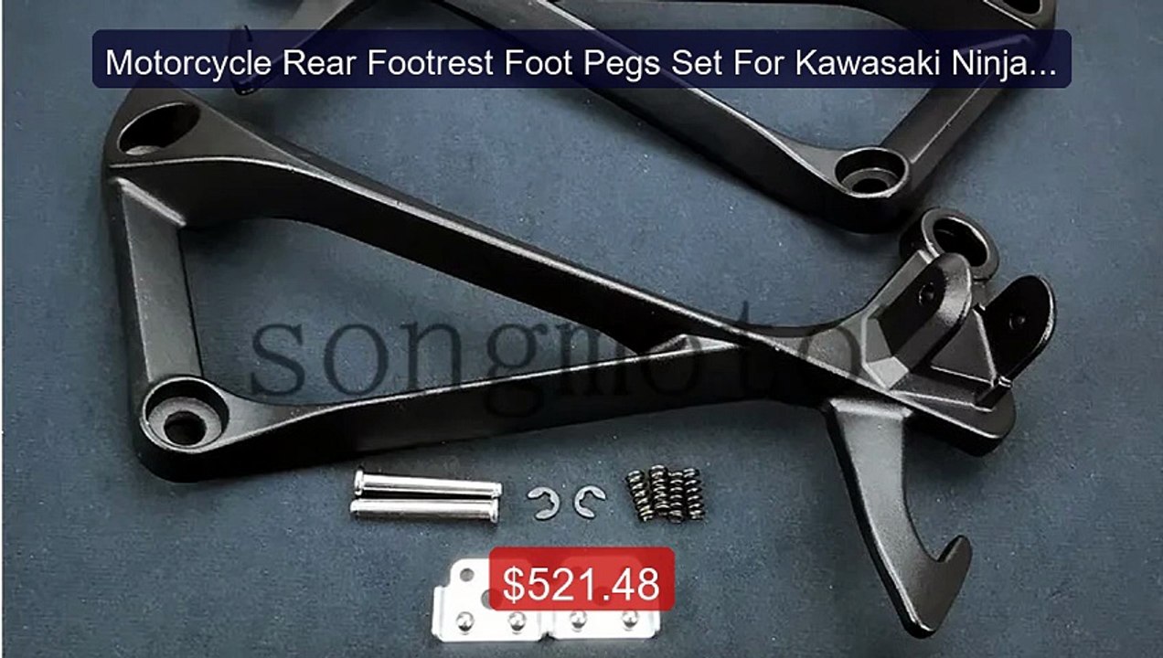 Motorcycle Rear Footrest Foot Pegs Set For Kawasaki Ninja Z... -- Top Pick 2026 | Unbeatable Price!