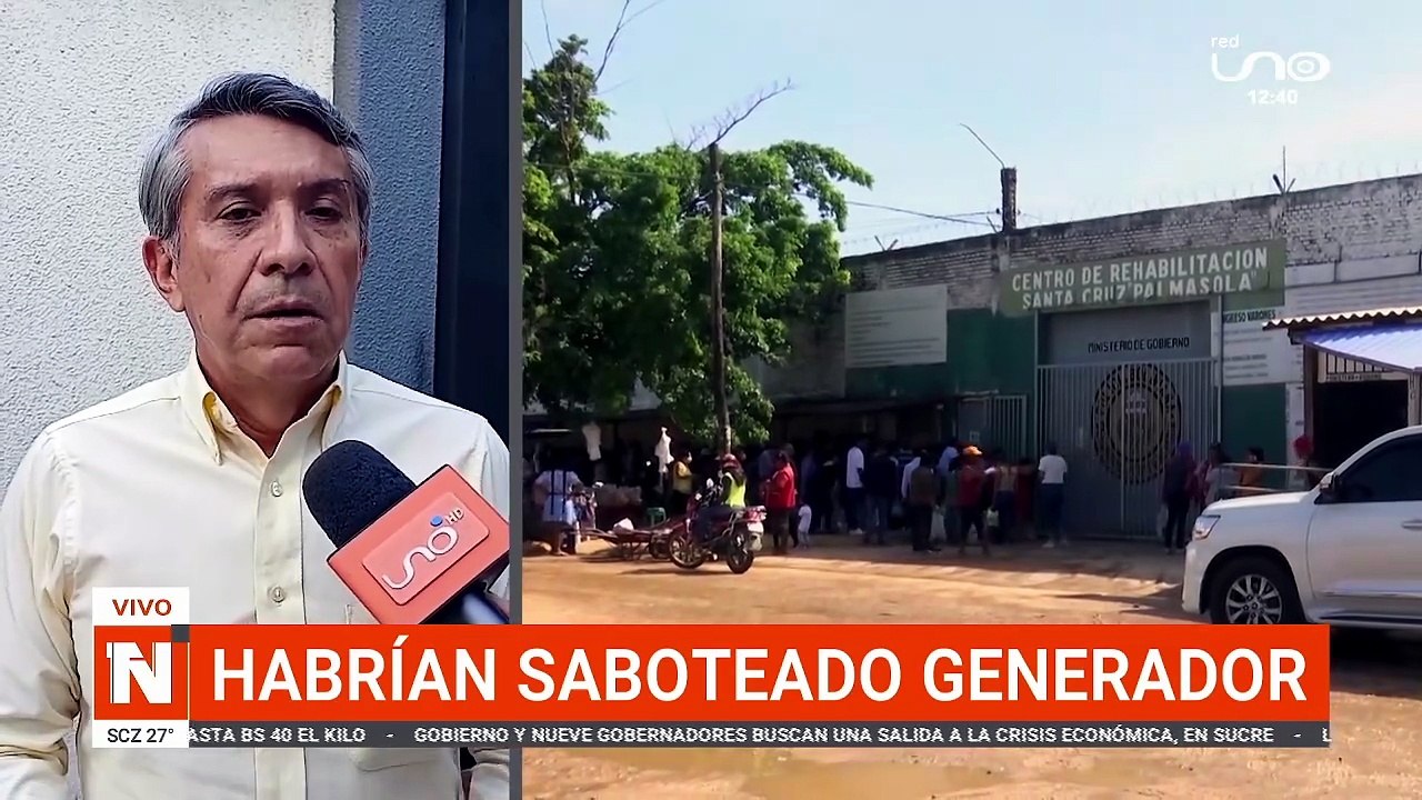 HABRÍAN SABOTEADO  GENERADOR