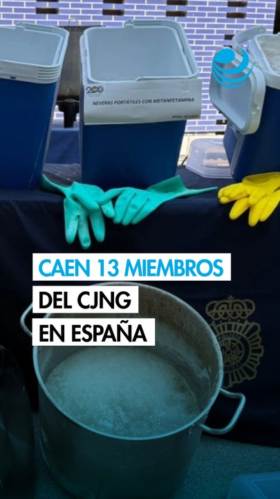 España y Francia dan golpe al CJNG: Capturan a 13 personas y decomisan 2.5 toneladas de metanfetamina