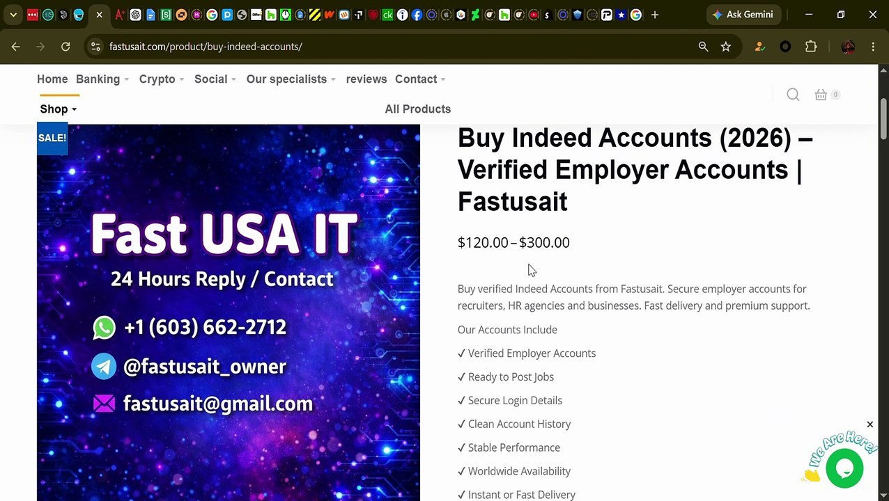 Gmail 917 Sites to Buy old Gmail Accounts- Gmail Selling