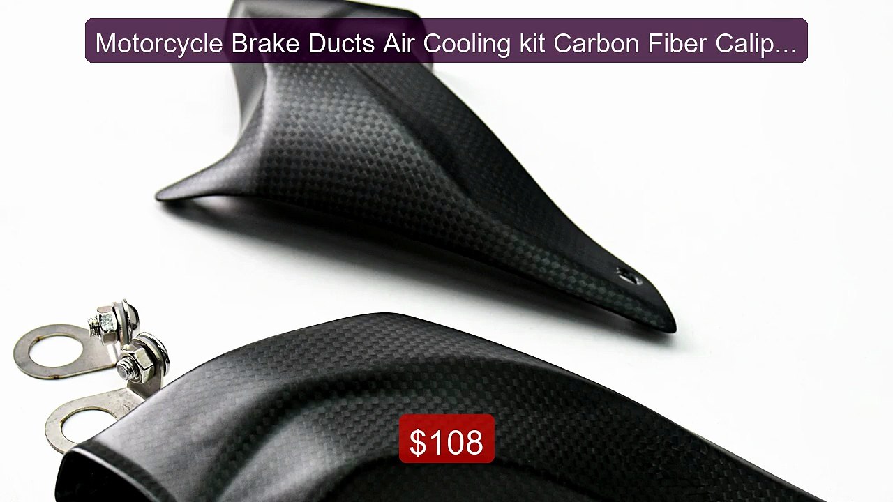 Motorcycle Brake Ducts Air Cooling kit Carbon Fiber Caliper s... -- Amazing Value 2026 | Must Have!