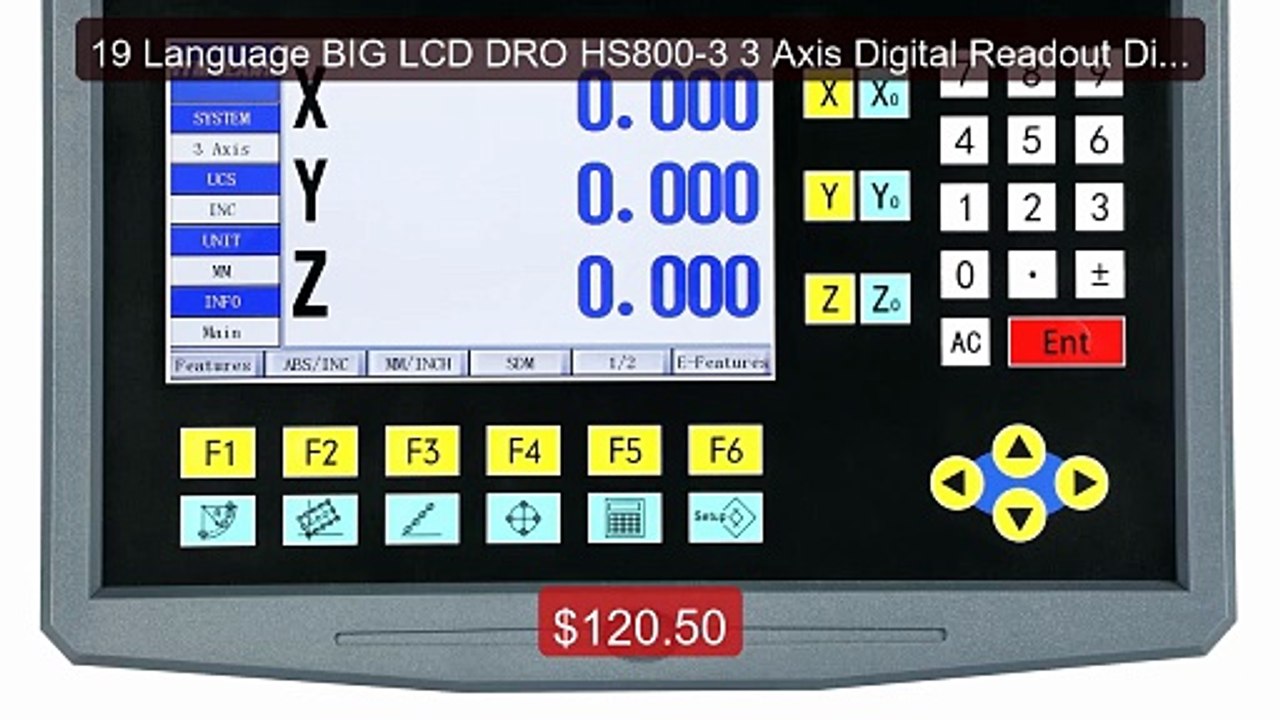 19 Language BIG LCD DRO HS800-3 3 Axis Digital Readout Display... -- Hot Deal 2026 | Limited Offer!