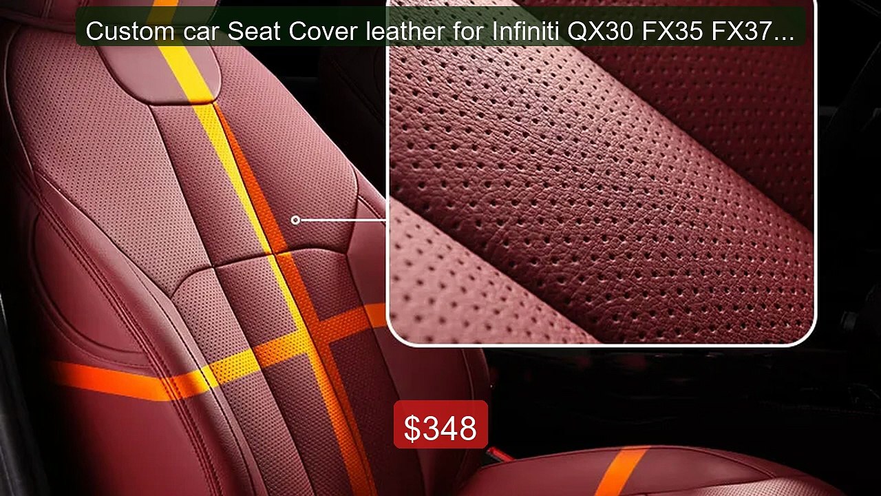 Custom car Seat Cover leather for Infiniti QX30 FX35 FX37 G35 G37 E... -- Top Rated 2026 | Buy Now!