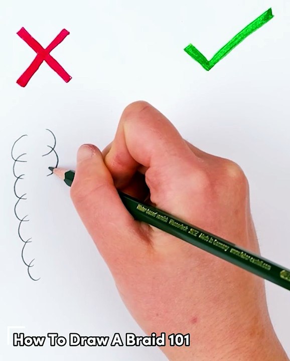 How To Draw A Braid 101 ✏️