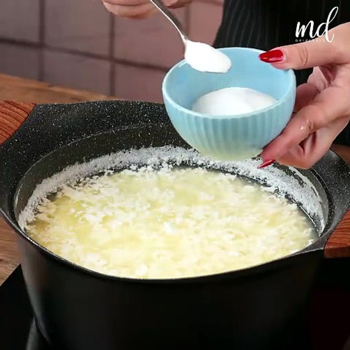 Add lime to boiling milk and see what happens! 🍋🧀
