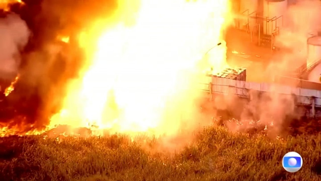 Fireball erupts at chemical factory as blaze prompts evacuations
