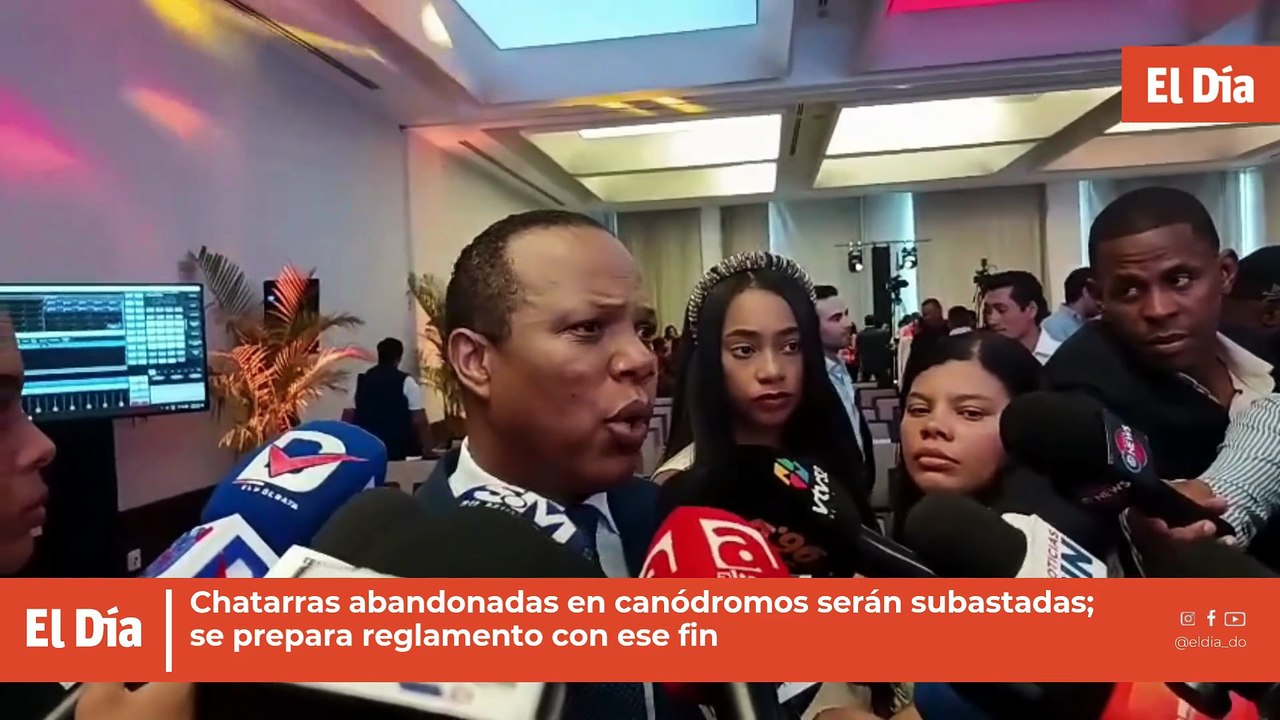 Chatarras abandonadas en canódromos serán subastadas; se prepara reglamento con ese fin