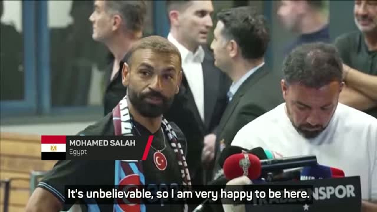 'I can't put it into words' - Salah stunned by Trabzonspor welcome