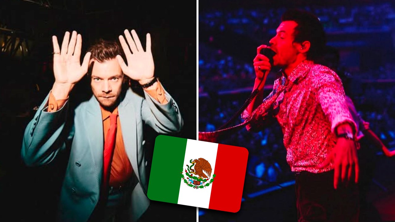 Harry Styles enamora a CDMX con el "Cielito Lindo" en su tercer concierto