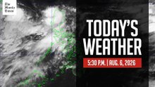 Today's Weather, 5:30 A.M. | Aug. 6, 2026