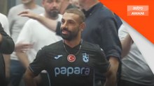 Mohamed Salah tiba di Trabzon, disambut ribuan penyokong Trabzonspor