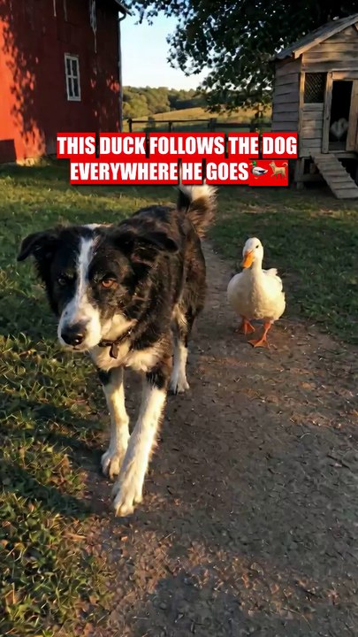 This Dog Adopted a Duck... 🥹🦆