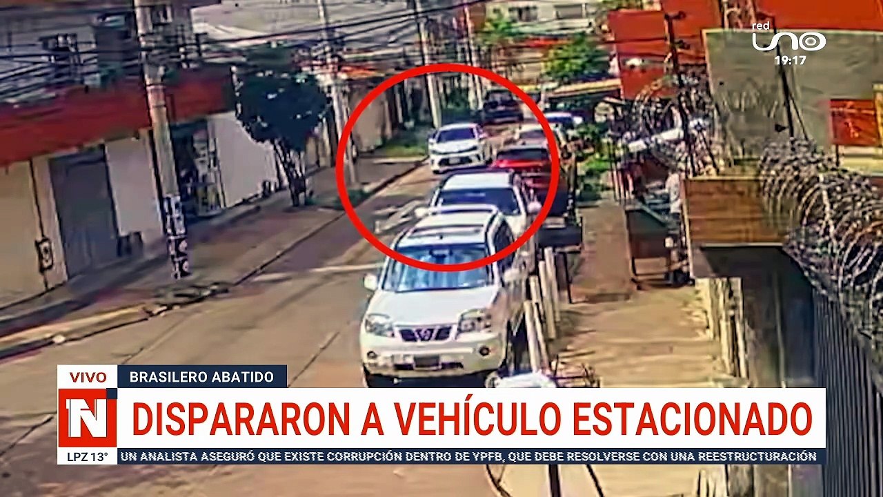 DISPARAR0N A UN VEHÍCULO ESTACIONADO CASO BRASILEÑO