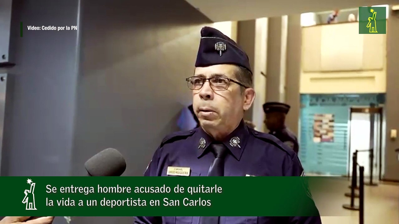 Se entrega hombre acusado de quitarle la vida a un deportista en San Carlos