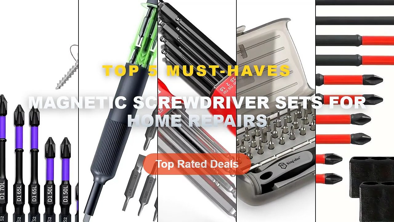 Magnetic Screwdriver Sets For Home Repairs: Top...