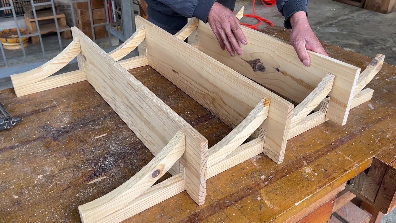 Amazing DIY Scrap Wood Projects - How to Make & Install DIY Wood Shelves Cheap and Easy