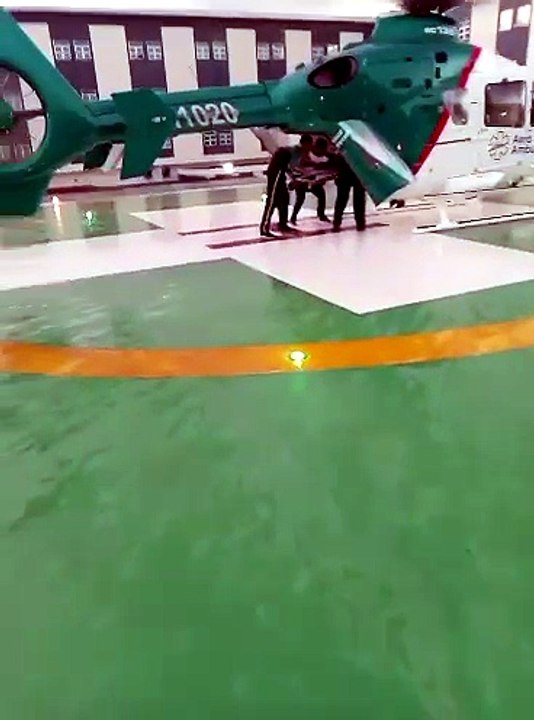 Importante red helipuertos. Salvando vidas.