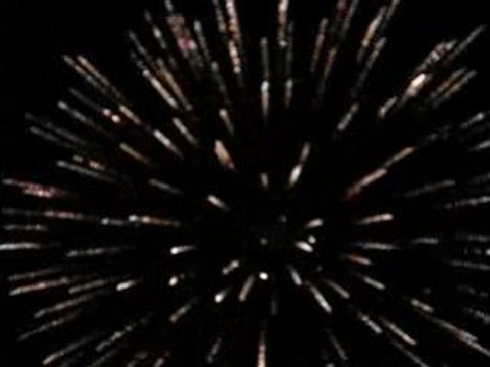 feux d'artifices le 12 juillet 2008