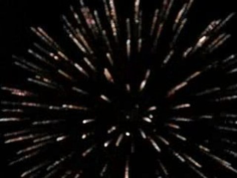 feux d'artifices le 12 juillet 2008
