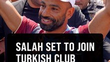 Salah welcomed by thousands of Trabzonspor fans as he arrives in Trabzon