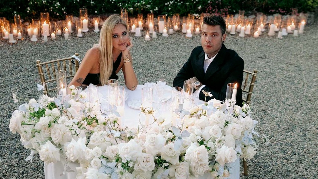 Chiara Ferragni y Fedez celebran su cuarto aniversario de boda