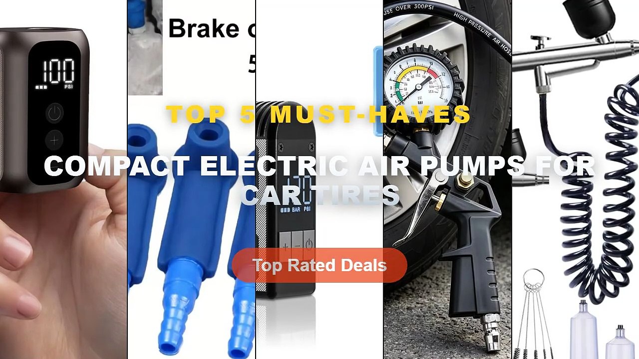 Best Compact Electric Air Pumps For Car Tires on AliExpress | Review - Portable Compact Electric Car Tyre Air Compressor...