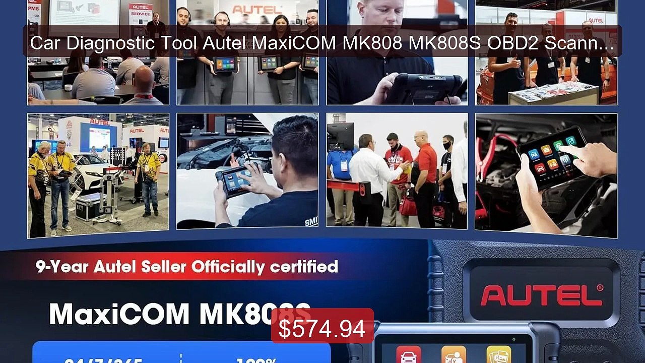 Car Diagnostic Tool Autel MaxiCOM MK808 MK808S...