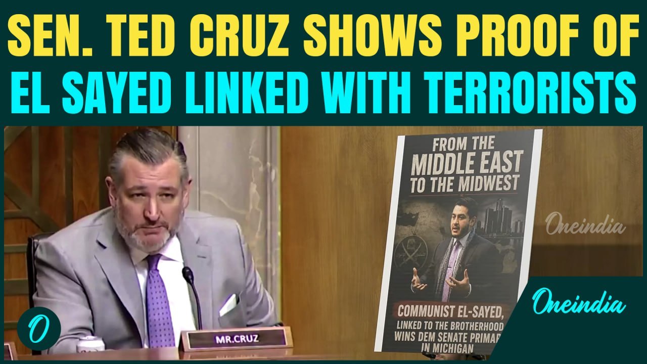 ‘El-Sayed Linked With Terrorists…’ Ted Cruz LOSES Control After Abdul’s Win SHOCKS GOP in Michigan