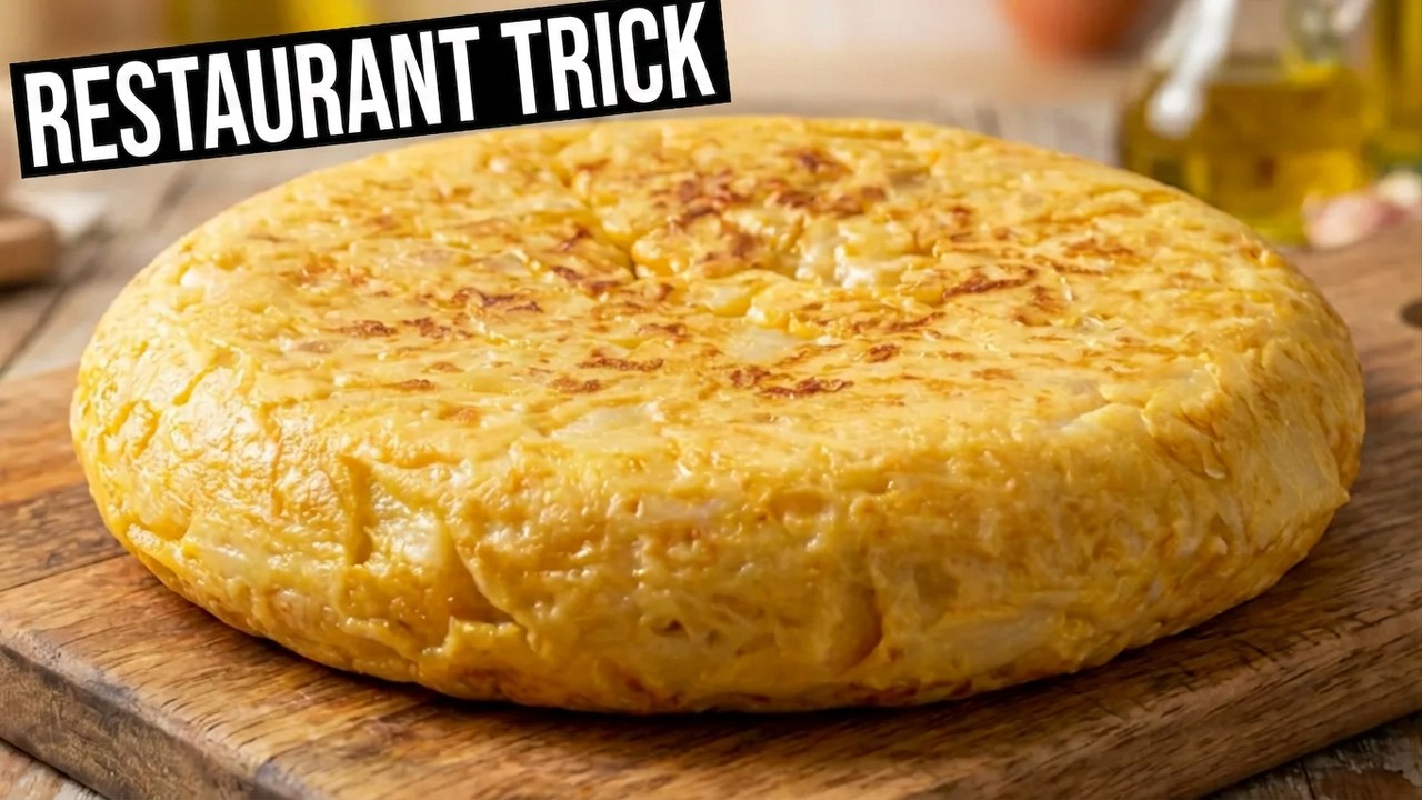 Spanish Omelette in 10 Minutes | The Secret Trick Bars Use to Make It Perfect