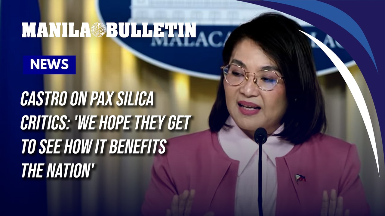 Castro on Pax Silica critics: 'We hope they get to see how it benefits the nation'