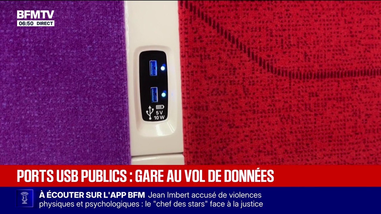 Pourquoi faut-il se méfier des ports USB publics?