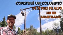 ¡Construí el columpio más alto de YouTube en un acantilado! El búnker subterráneo está listo!