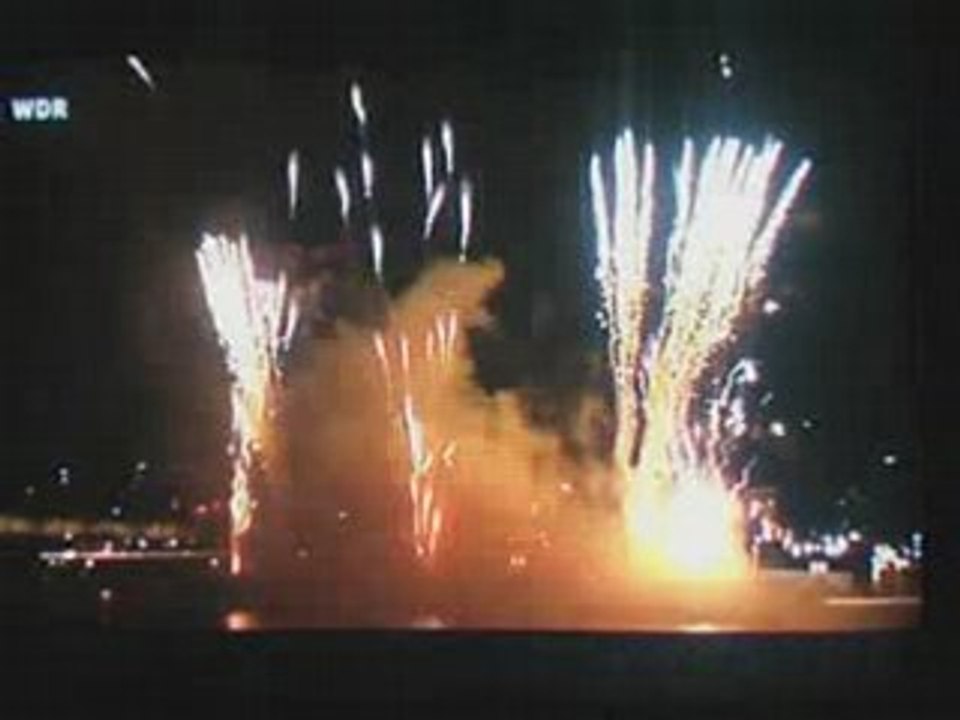 Ein grandioses Feuerwerk auf dem Rhein