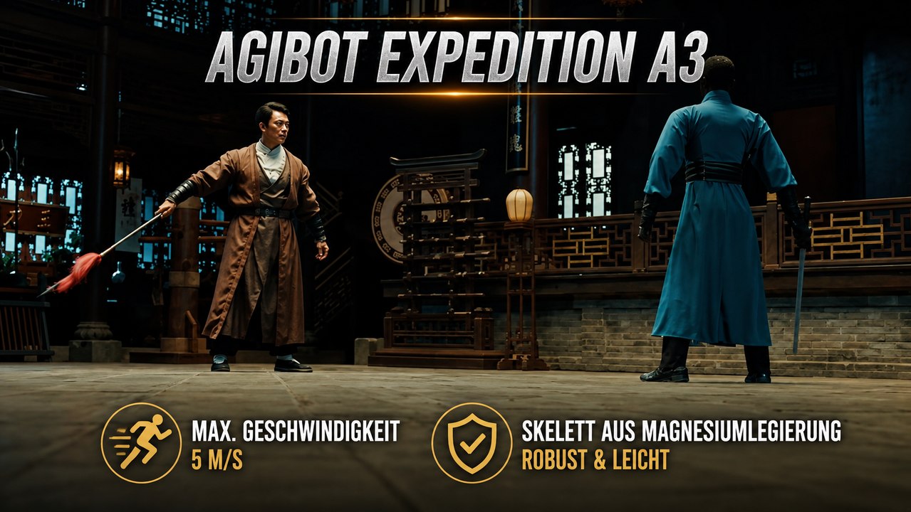 AGIBOT Expedition A3 bricht Rekorde: Echte Action ohne CGI-Effekte