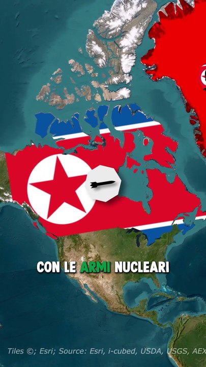 E se la Corea del Nord e il Canada si scambiassero di posto?!?