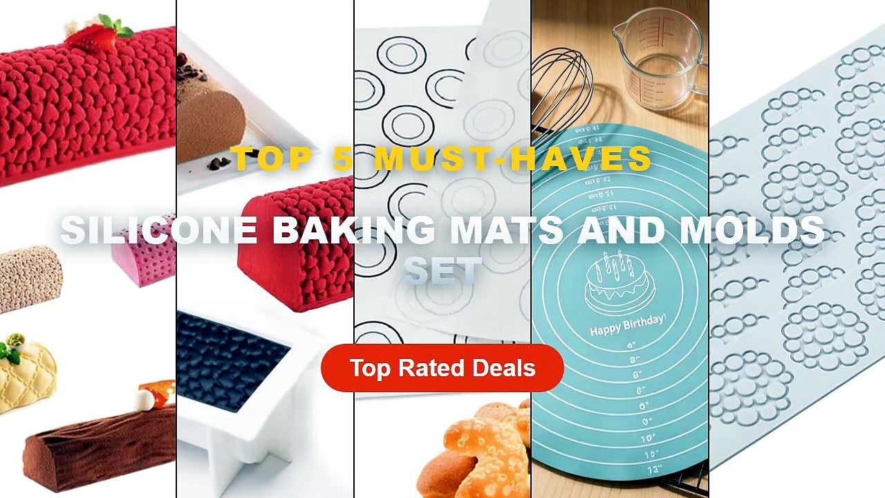 Cheap & Best Silicone Baking Mats And Molds Set Unboxing & Review - A33R 6PCS Flower Lace Mat Cake Mold Wedding Cake Sil...